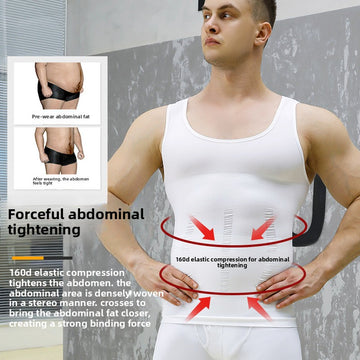 Men’s 160D Compression Shapewear Tank