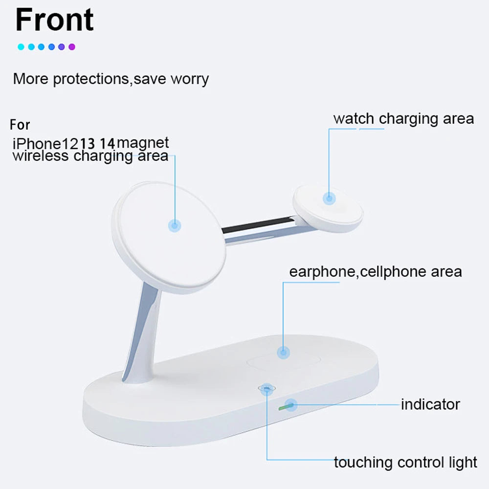ChargeZenith 3-en-1 Station de Charge sans Fil