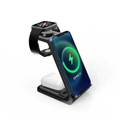 Chargeur Sans Fil 3-en-1 UltraRapide 100W pour Appareils Apple