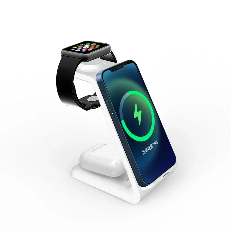 Chargeur Sans Fil 3-en-1 UltraRapide 100W pour Appareils Apple